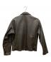 Schott (ショット) ボアライナー付きシングルジャケット ブラウン サイズ:SIZE 42：18000円