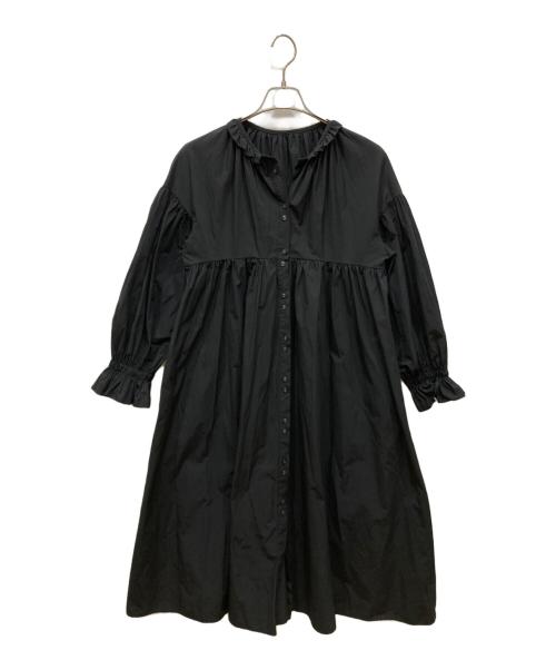 machatt（マチャット）machatt (マチャット) リボン バック ティアードドレス ワンピース ブラック サイズ:freeの古着・服飾アイテム