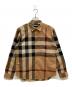 BURBERRY BRIT（バーバリーブリット）の古着「ボタンダウンシャツ」｜ベージュ