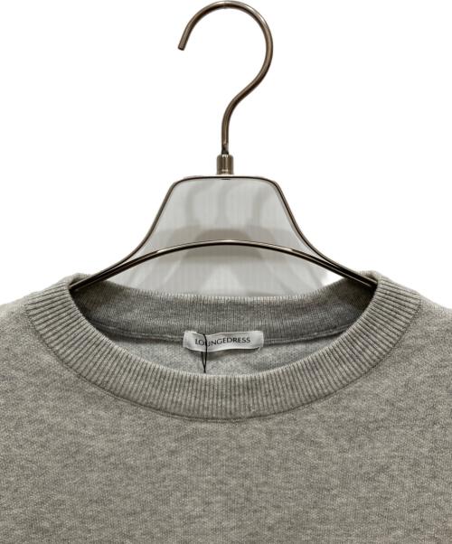 Loungedress（ラウンジドレス）Loungedress (ラウンジドレス) 刺繍ロゴニット グレー サイズ:free 未使用品の古着・服飾アイテム