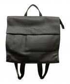 ear PAPILLONNERイアパピヨネ）の古着「スクエアレザーリュック」｜ブラック