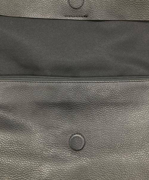 ear PAPILLONNER（イアパピヨネ）ear PAPILLONNER (イアパピヨネ) スクエアレザーリュック ブラックの古着・服飾アイテム