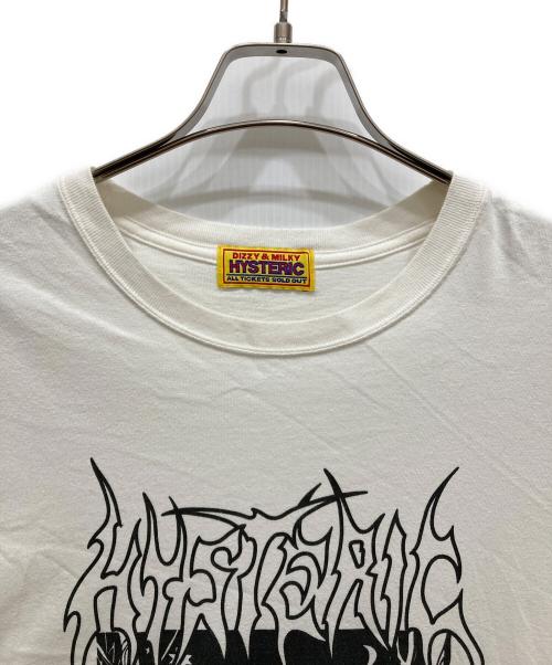 Hysteric Glamour（ヒステリックグラマー）Hysteric Glamour (ヒステリックグラマー) オーバーサイズTシャツ ホワイト サイズ:SIZE Freeの古着・服飾アイテム