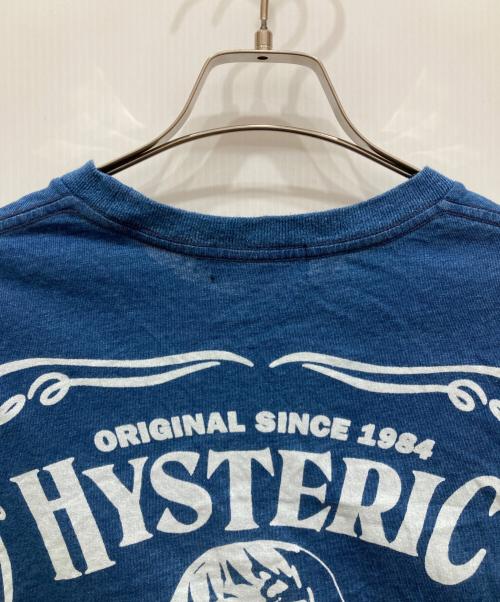 Hysteric Glamour（ヒステリックグラマー）Hysteric Glamour (ヒステリックグラマー) WHISKY WOMAN Tシャツ ネイビー サイズ:SIZE XLの古着・服飾アイテム
