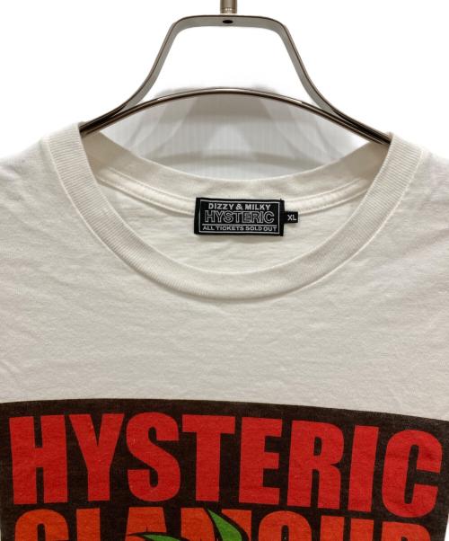 Hysteric Glamour（ヒステリックグラマー）Hysteric Glamour (ヒステリックグラマー) SMASH YOUR HEAD SBM Tシャツ ホワイト サイズ:SIZE XLの古着・服飾アイテム