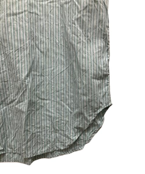 BEAMS BOY（ビームスボーイ）BEAMS BOY (ビームスボーイ) ドビー ストライプ ビッグ ボタンダウン シャツ ブルー サイズ:-の古着・服飾アイテム