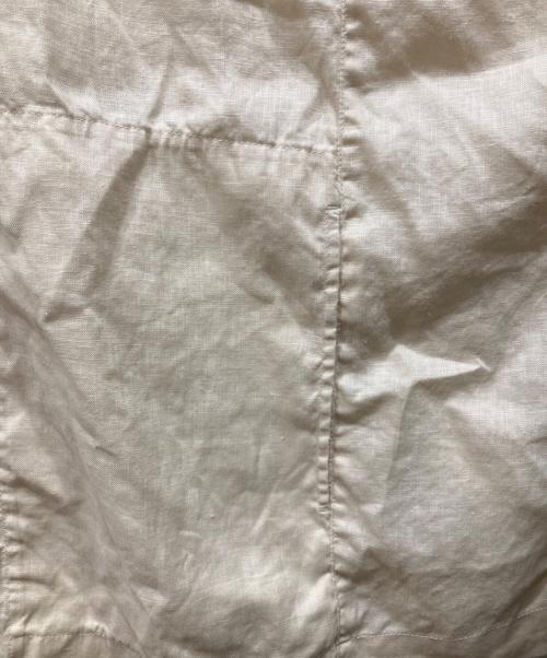 KAGURE（カグレ）kagure (カグレ) リネンスクエアケープシャツ ベージュ サイズ:freeの古着・服飾アイテム