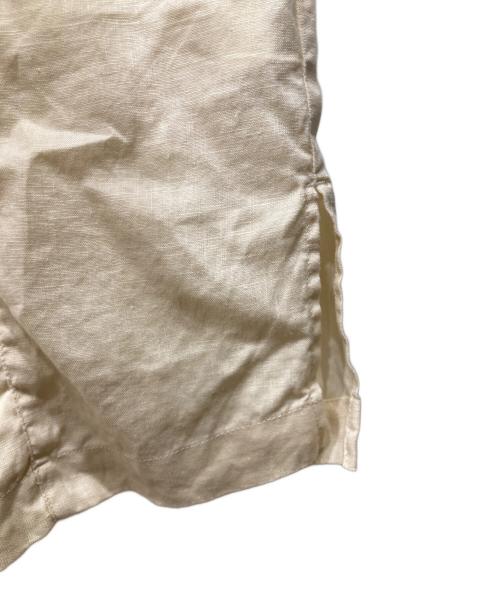 KAGURE（カグレ）kagure (カグレ) リネンスクエアケープシャツ ベージュ サイズ:freeの古着・服飾アイテム