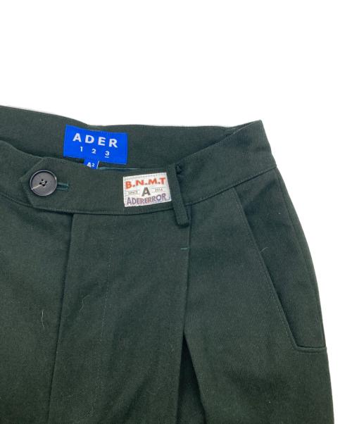ADER error（アーダーエラー）ADER error (アーダーエラー) ウールタックスラックス グリーン サイズ:3の古着・服飾アイテム