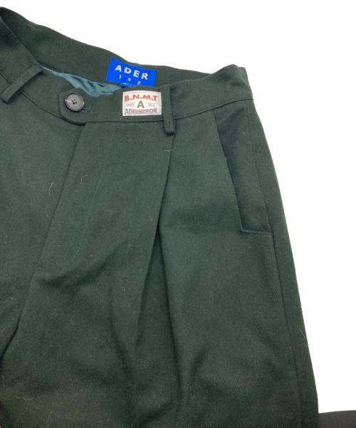 ADER error（アーダーエラー）ADER error (アーダーエラー) ウールタックスラックス グリーン サイズ:3の古着・服飾アイテム