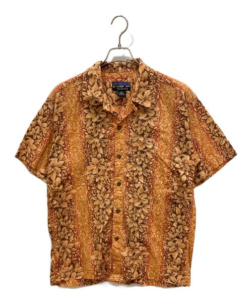 pataloha（パタロハ）pataloha (パタロハ) アロハシャツ オレンジ サイズ:Mの古着・服飾アイテム