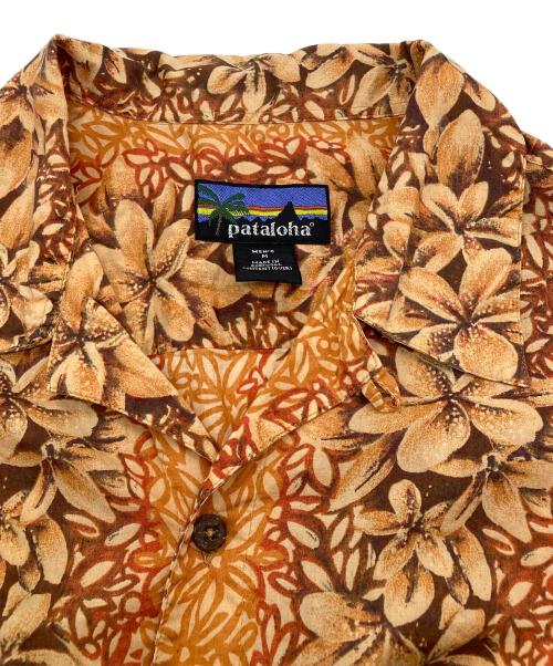 pataloha（パタロハ）pataloha (パタロハ) アロハシャツ オレンジ サイズ:Mの古着・服飾アイテム
