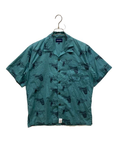 DESCENDANT（ディセンダント）DESCENDANT (ディセンダント) SPLASH TEXTILE SS SHIRT グリーン サイズ:SIZE 1の古着・服飾アイテム