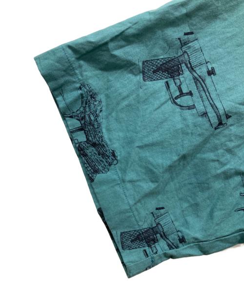 DESCENDANT（ディセンダント）DESCENDANT (ディセンダント) SPLASH TEXTILE SS SHIRT グリーン サイズ:SIZE 1の古着・服飾アイテム