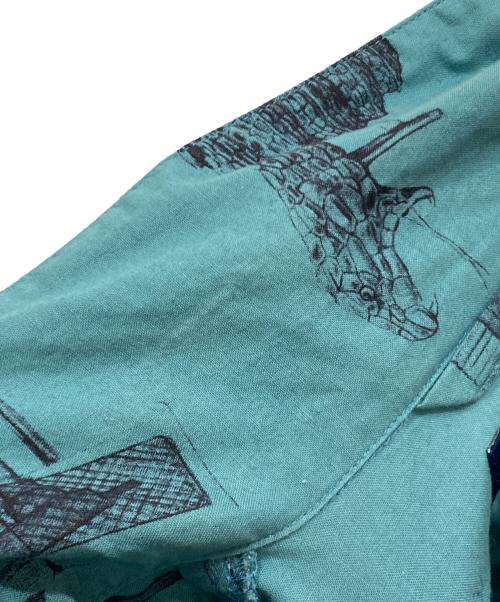 DESCENDANT（ディセンダント）DESCENDANT (ディセンダント) SPLASH TEXTILE SS SHIRT グリーン サイズ:SIZE 1の古着・服飾アイテム