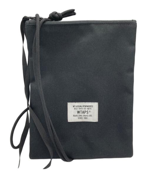 WTAPS（ダブルタップス）WTAPS (ダブルタップス) HANG OVER POUCH POLY ブラックの古着・服飾アイテム