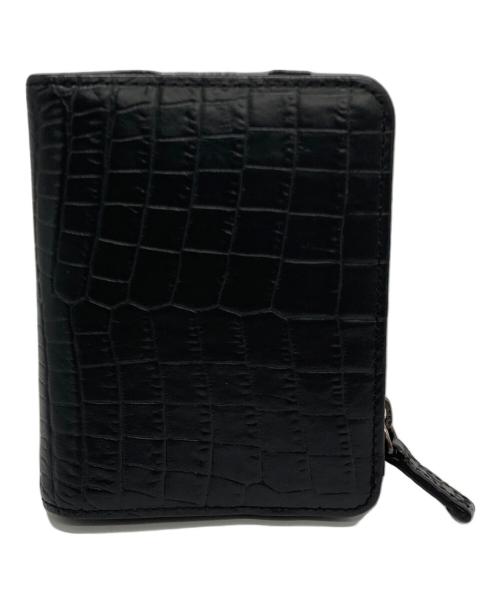 RAMIDUS（ラミダス）RAMIDUS (ラミダス) 型押し2つ折り財布 ブラックの古着・服飾アイテム