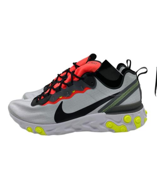 NIKE（ナイキ）NIKE (ナイキ) REACT ELEMENT 55 SE グレー×オレンジ サイズ:28.5の古着・服飾アイテム