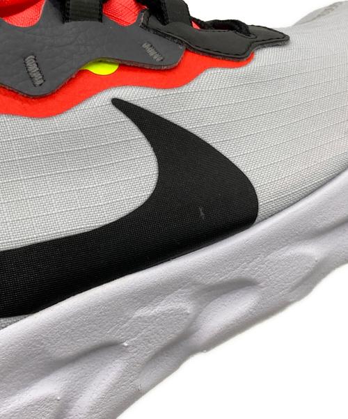 NIKE（ナイキ）NIKE (ナイキ) REACT ELEMENT 55 SE グレー×オレンジ サイズ:28.5の古着・服飾アイテム