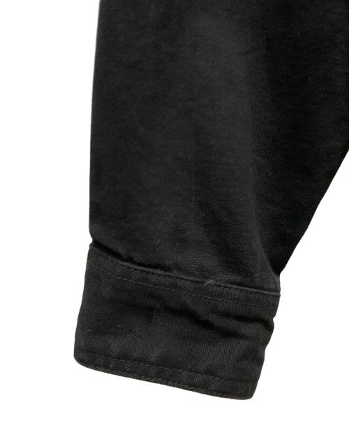 SUPREME（シュプリーム）Supreme (シュプリーム) Logo Taping Work Shirt ブラック サイズ:Sの古着・服飾アイテム