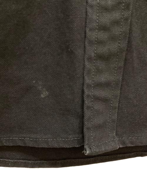 SUPREME（シュプリーム）Supreme (シュプリーム) Logo Taping Work Shirt ブラック サイズ:Sの古着・服飾アイテム