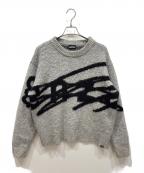 genzaiゲンザイ）の古着「Big Logo Knit」｜グレー