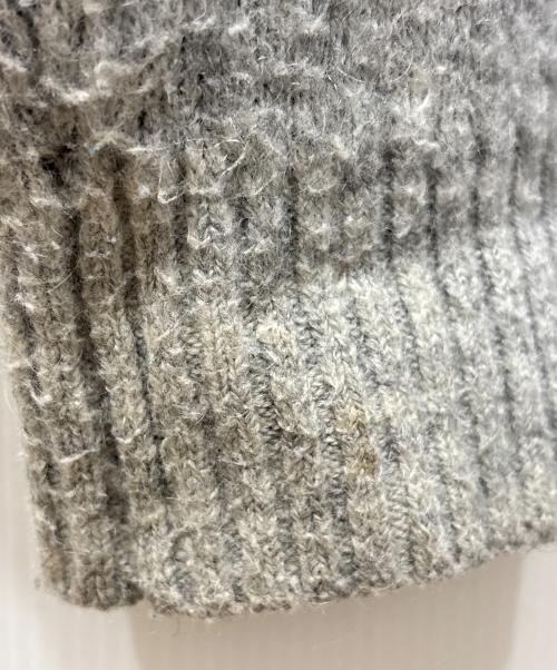 genzai（ゲンザイ）genzai (ゲンザイ) Big Logo Knit グレー サイズ:Ⅿの古着・服飾アイテム