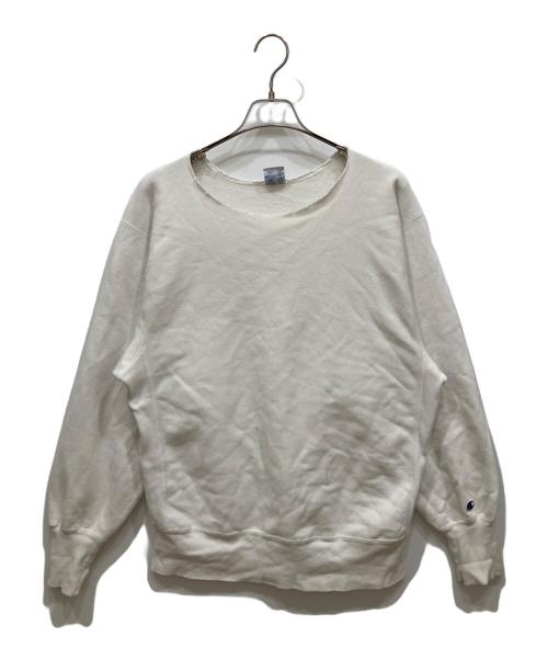 Champion（チャンピオン）Champion (チャンピオン) リバースウィーブスウェット ホワイト サイズ:Ⅼの古着・服飾アイテム