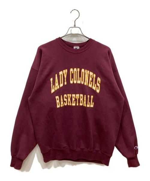 Champion（チャンピオン）Champion (チャンピオン) プリントスウェット ボルドー サイズ:XLの古着・服飾アイテム