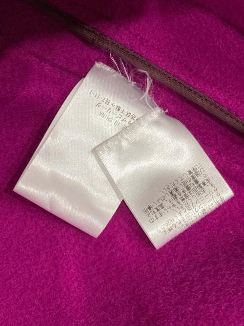 ebure（エブール）EBURE (エブール) ヘビーメルトンビッグカラーショートコート パープル サイズ:SIZE 36の古着・服飾アイテム