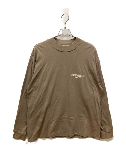 FOG ESSENTIALS（フィアオブゴッド エッセンシャル）FOG ESSENTIALS (フィアオブゴッド エッセンシャル) ロゴカットソー ベージュ サイズ:Mの古着・服飾アイテム