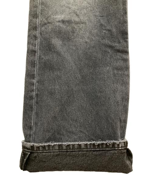 MONKEY TIME（モンキータイム）MONKEY TIME (モンキータイム) オーバーダイ セミフレア デニム パンツ グレー サイズ:Sの古着・服飾アイテム