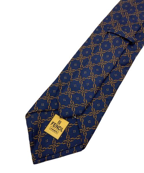 FENDI（フェンディ）FENDI (フェンディ) ネクタイ ネイビー サイズ:無しの古着・服飾アイテム