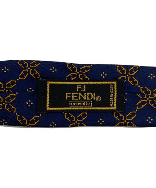 FENDI（フェンディ）FENDI (フェンディ) ネクタイ ネイビー サイズ:無しの古着・服飾アイテム