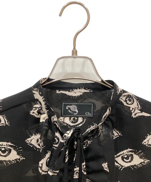 Hysteric Glamour（ヒステリックグラマー）Hysteric Glamour (ヒステリックグラマー) フリルデザインブラウス ブラック サイズ:freeの古着・服飾アイテム