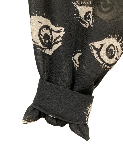 Hysteric Glamour（ヒステリックグラマー）Hysteric Glamour (ヒステリックグラマー) フリルデザインブラウス ブラック サイズ:freeの古着・服飾アイテム