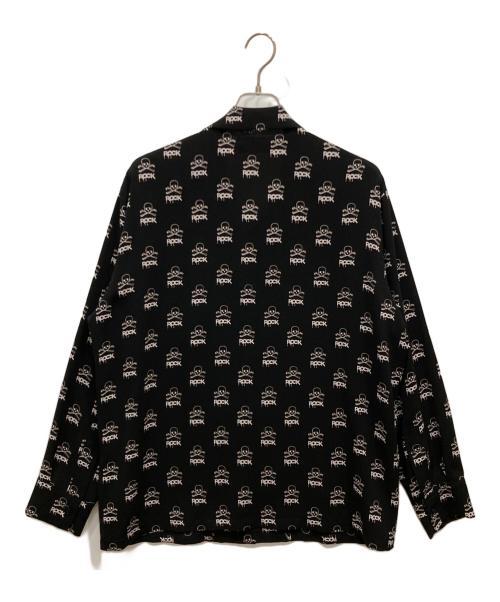 Hysteric Glamour（ヒステリックグラマー）Hysteric Glamour (ヒステリックグラマー) Thee Hysteric XXX (ジィ ヒステリックトリプルエックス) SIENA BARNES SKULL ROCK オープンカラーシャツ ブラック サイズ:XLの古着・服飾アイテム