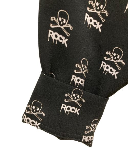 Hysteric Glamour（ヒステリックグラマー）Hysteric Glamour (ヒステリックグラマー) Thee Hysteric XXX (ジィ ヒステリックトリプルエックス) SIENA BARNES SKULL ROCK オープンカラーシャツ ブラック サイズ:XLの古着・服飾アイテム