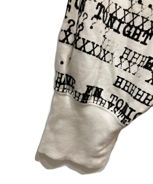 hysterics（ヒステリックス）hysterics (ヒステリックス) HAVE FUN TYPE LOGO柄 プルオーバー ホワイト サイズ:freeの古着・服飾アイテム