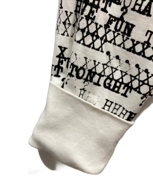 hysterics（ヒステリックス）hysterics (ヒステリックス) HAVE FUN TYPE LOGO柄 プルオーバー ホワイト サイズ:freeの古着・服飾アイテム