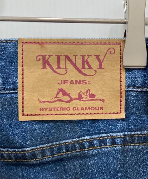 Hysteric Glamour（ヒステリックグラマー）Hysteric Glamour (ヒステリックグラマー) SNAKE LOOP柄スキニーパンツ インディゴ サイズ:28の古着・服飾アイテム