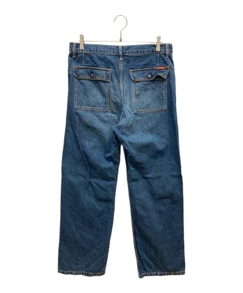 Hysteric Glamour（ヒステリックグラマー）Hysteric Glamour (ヒステリックグラマー) ベイカーデニムパンツ インディゴ サイズ:Lの古着・服飾アイテム