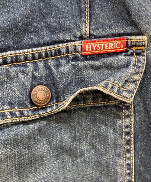 Hysteric Glamour（ヒステリックグラマー）Hysteric Glamour (ヒステリックグラマー) ベイカーデニムパンツ インディゴ サイズ:Lの古着・服飾アイテム