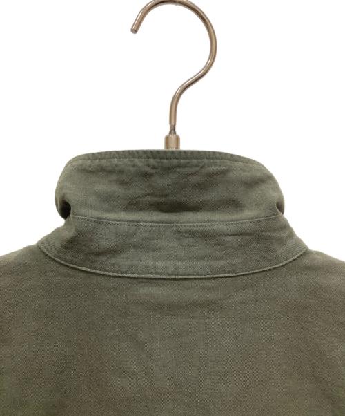 DIESEL（ディーゼル）DIESEL (ディーゼル) S-HIRT-OUT コットンリネンシャツ グリーン サイズ:SIZE Mの古着・服飾アイテム