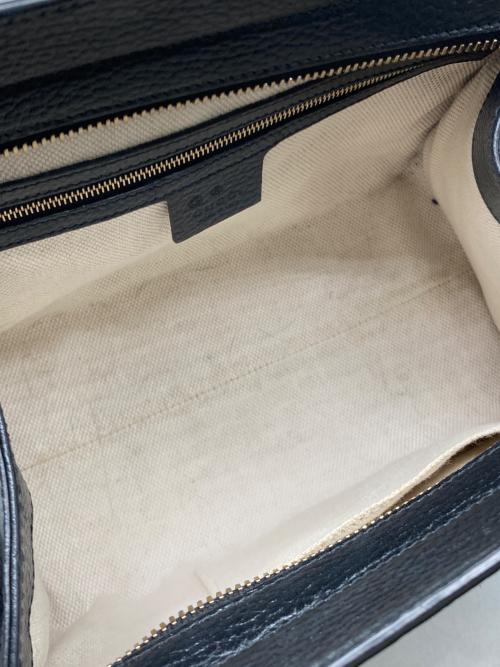 GUCCI（グッチ）GUCCI (グッチ) インターロッキングG バッグ　	ソーホー ブラックの古着・服飾アイテム