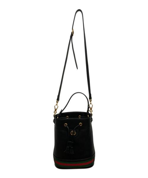 GUCCI（グッチ）GUCCI (グッチ) オフィディア スモール バケットバッグ ブラックの古着・服飾アイテム