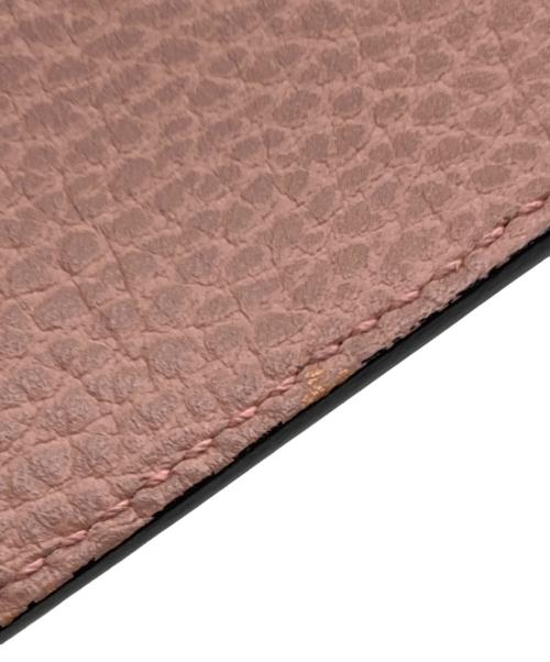 GUCCI（グッチ）GUCCI (グッチ) リバーシブルレザーベルト ブラック×ピンクの古着・服飾アイテム