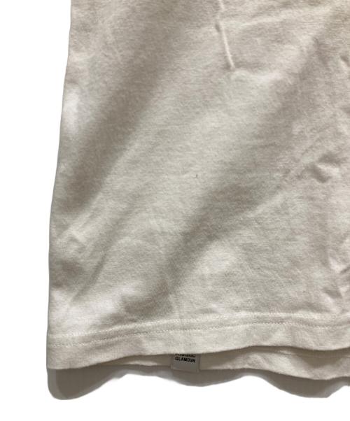 Hysteric Glamour（ヒステリックグラマー）Hysteric Glamour (ヒステリックグラマー) LAY DAY WOMAN オーバーサイズTシャツ ホワイト×ブラック サイズ:XLの古着・服飾アイテム