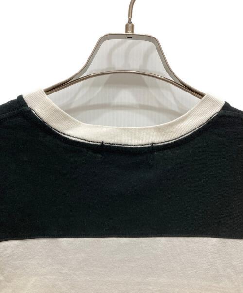 Hysteric Glamour（ヒステリックグラマー）Hysteric Glamour (ヒステリックグラマー) LAY DAY WOMAN オーバーサイズTシャツ ホワイト×ブラック サイズ:XLの古着・服飾アイテム