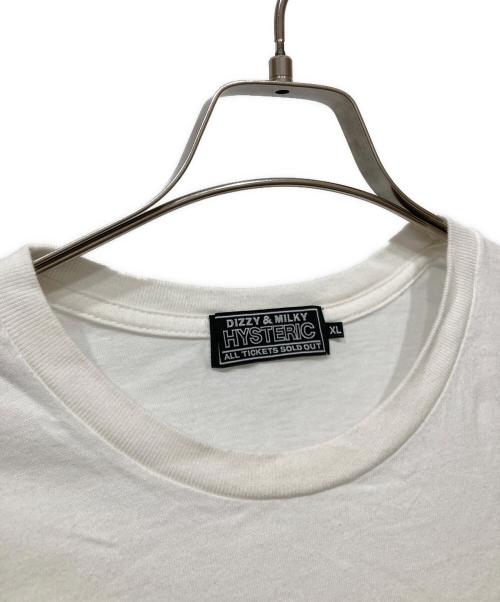 Hysteric Glamour（ヒステリックグラマー）Hysteric Glamour (ヒステリックグラマー) HYSTERIC ROCK Tシャツ ホワイト サイズ:XLの古着・服飾アイテム